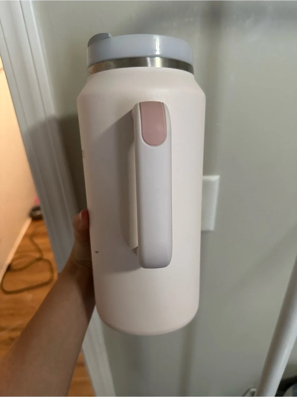 Stanley light pink 64oz water tumbler